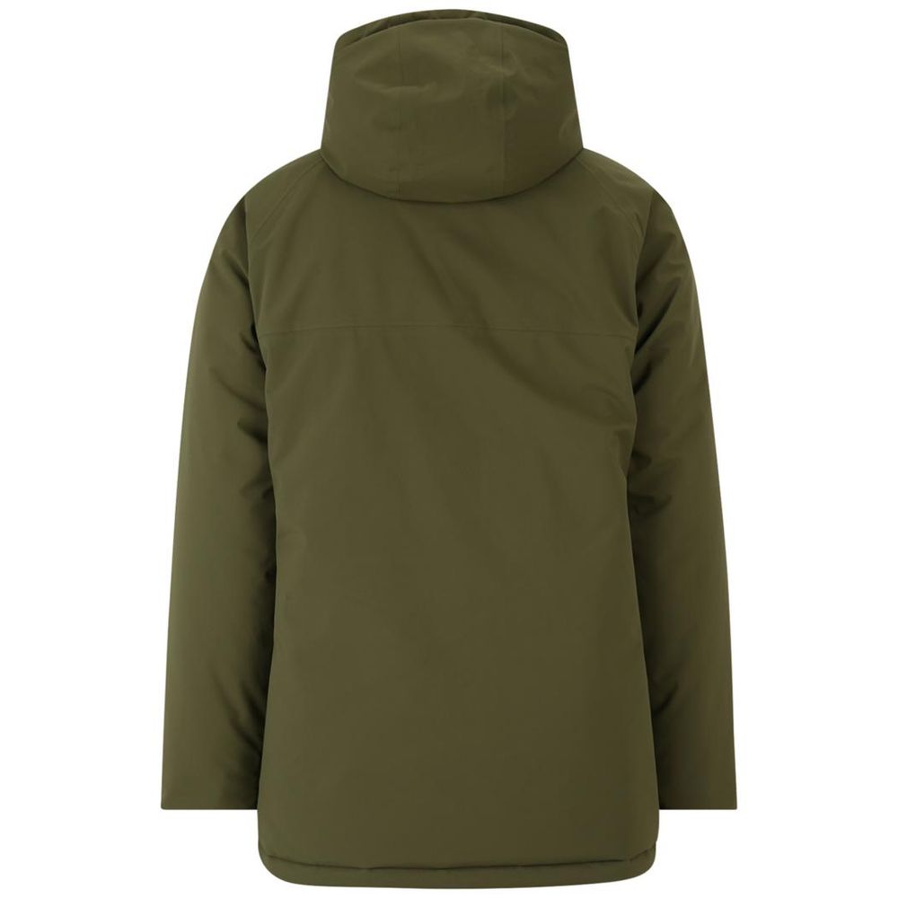 Green Polyester Parka
