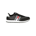 Black Polyurethane Men Sneaker