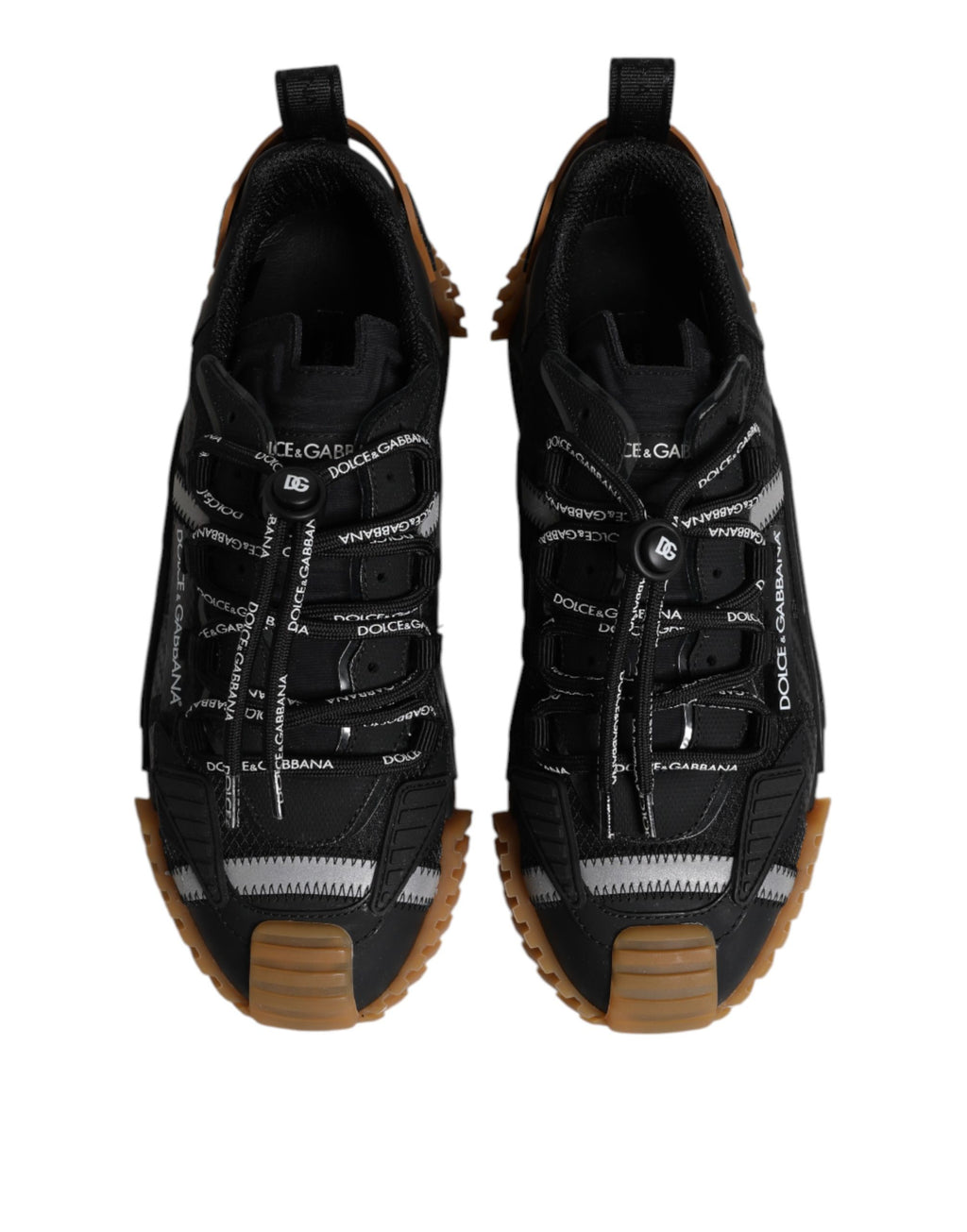 Black Logo Lace Up Low Top NS1 Sneakers Shoes