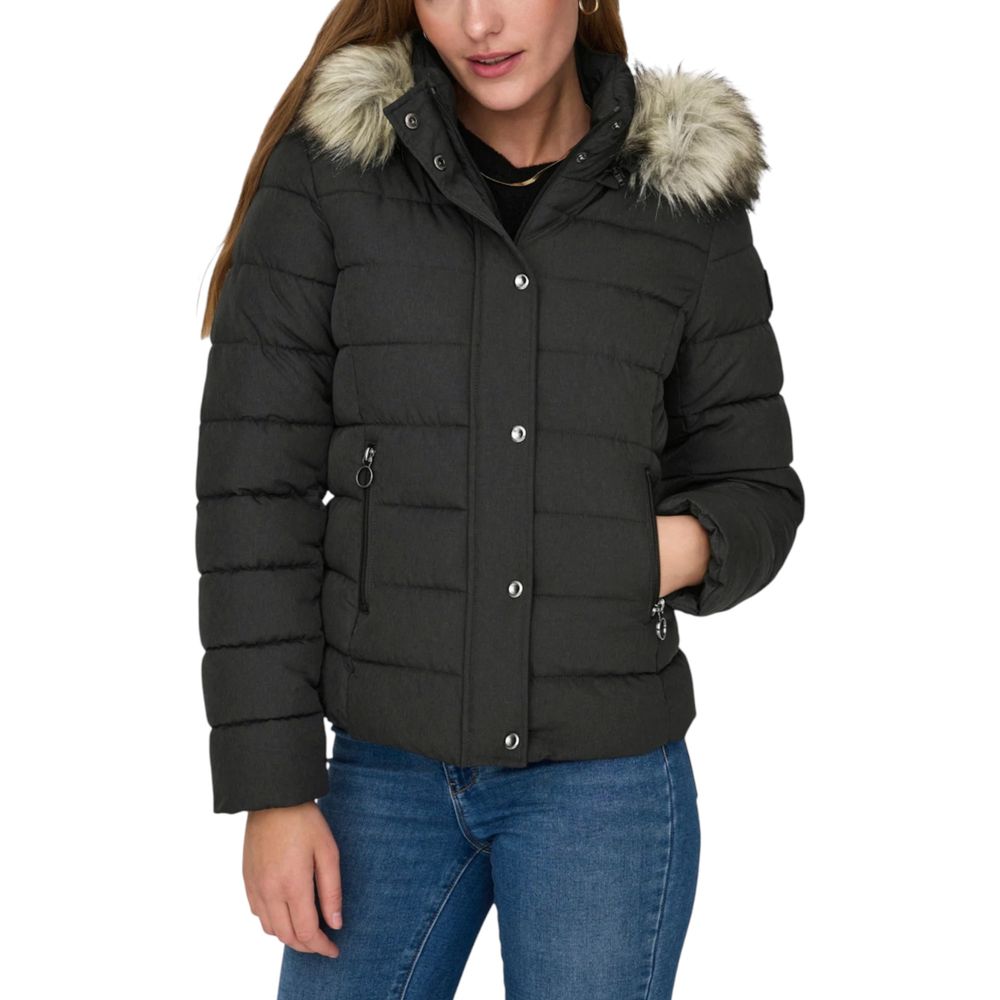Gray Marabou Coat