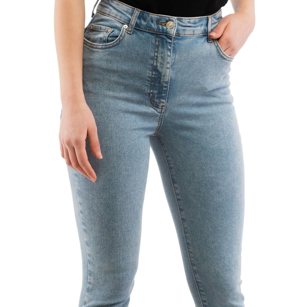 Multicolor Cotton Skinny Jeans