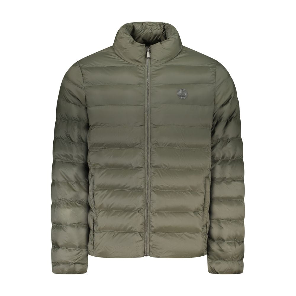 Verde Polyester Men Jacket