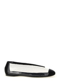 Black Pvc Ballet Flats