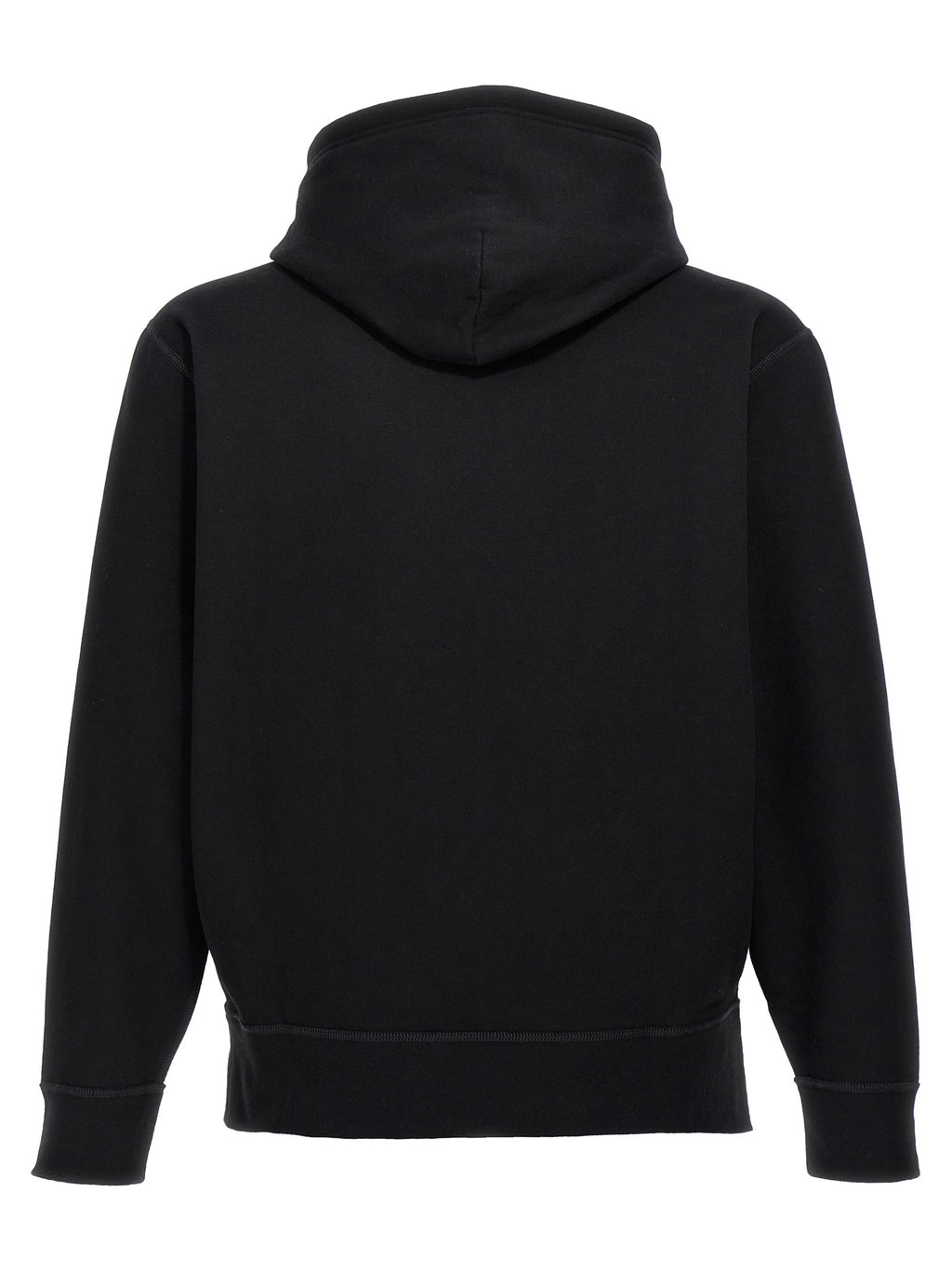 Black Cotton Sweatshirt