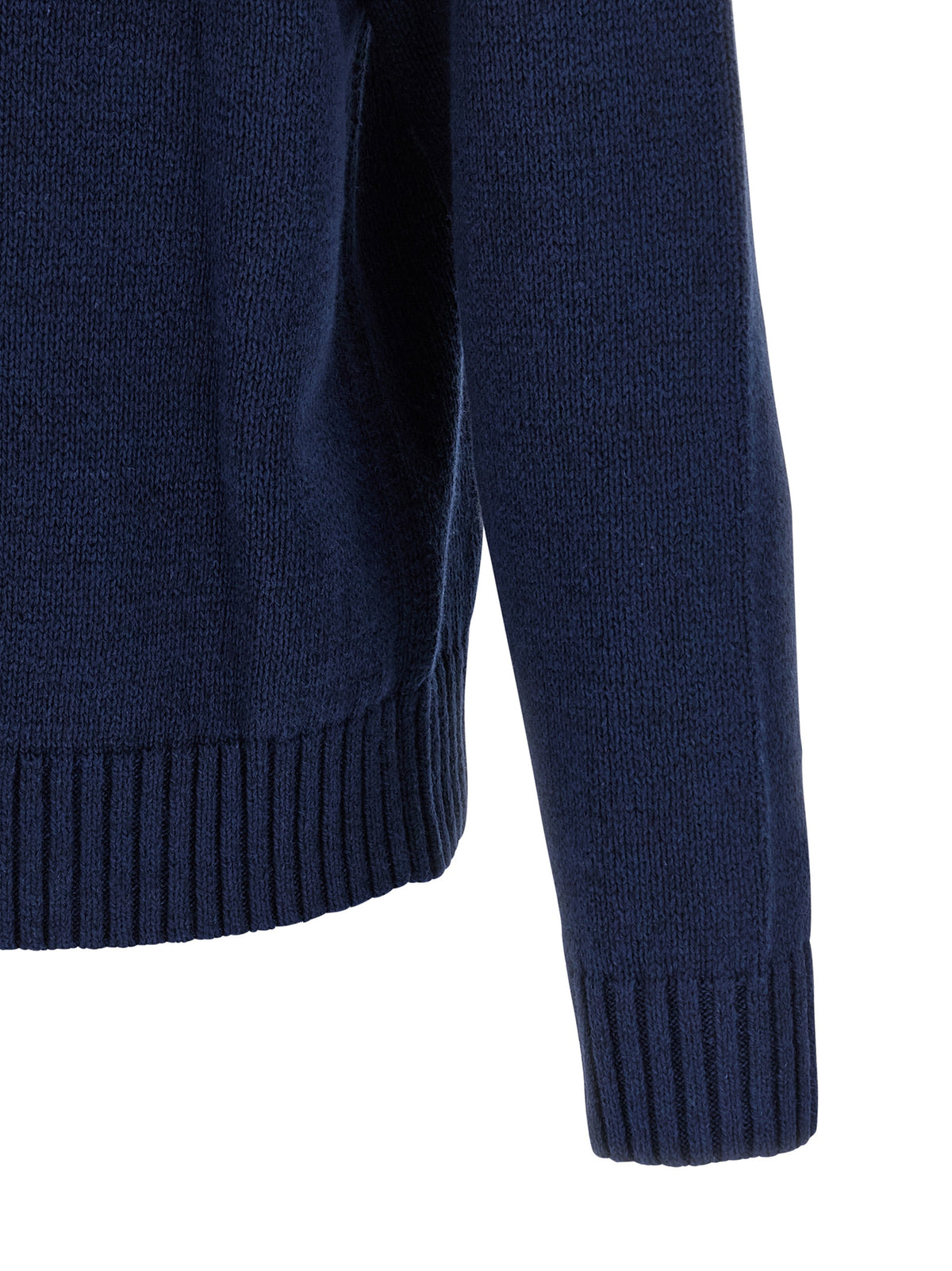 Blue Linen Cardigan