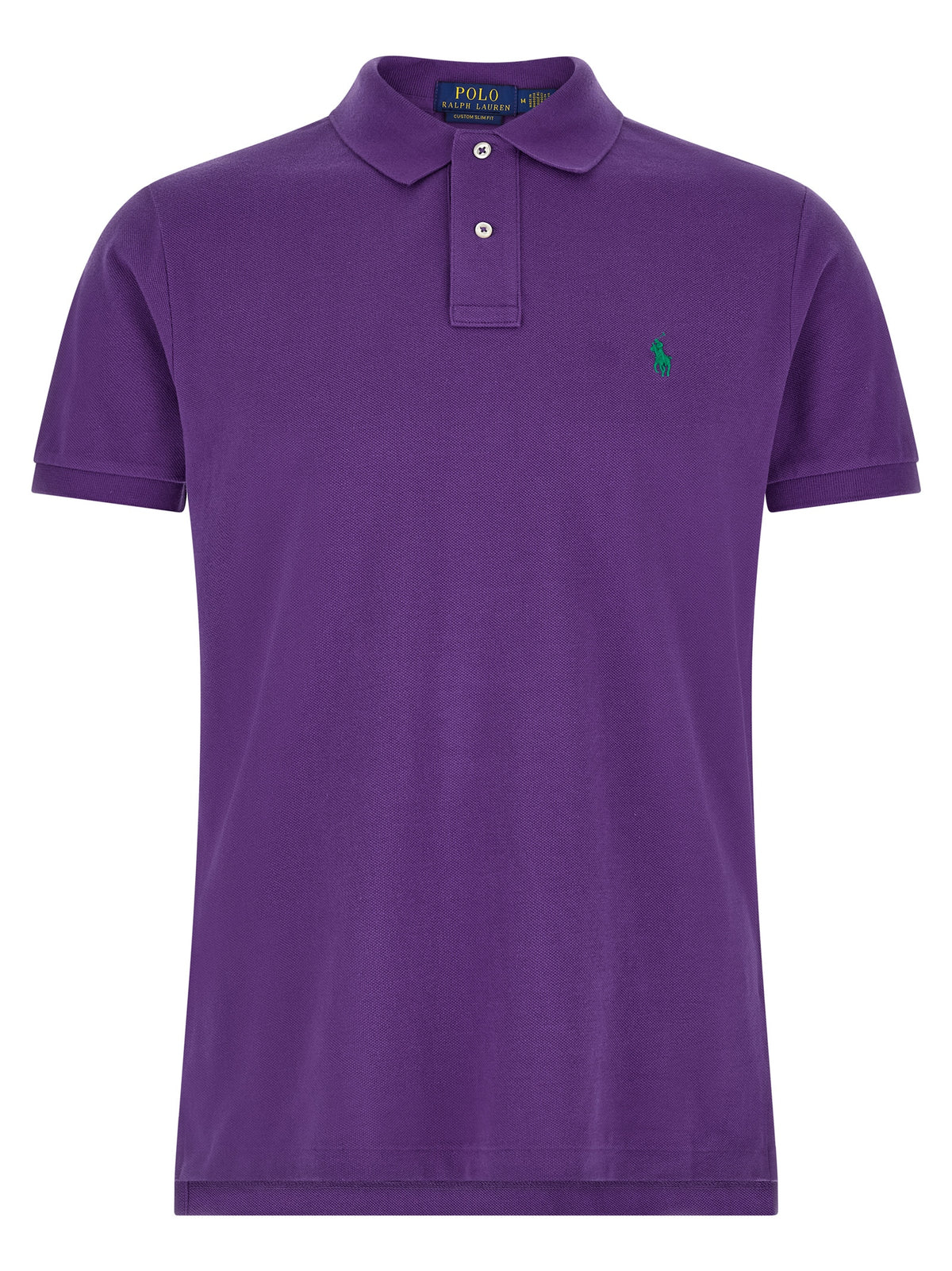 Purple Cotton Polo Shirt