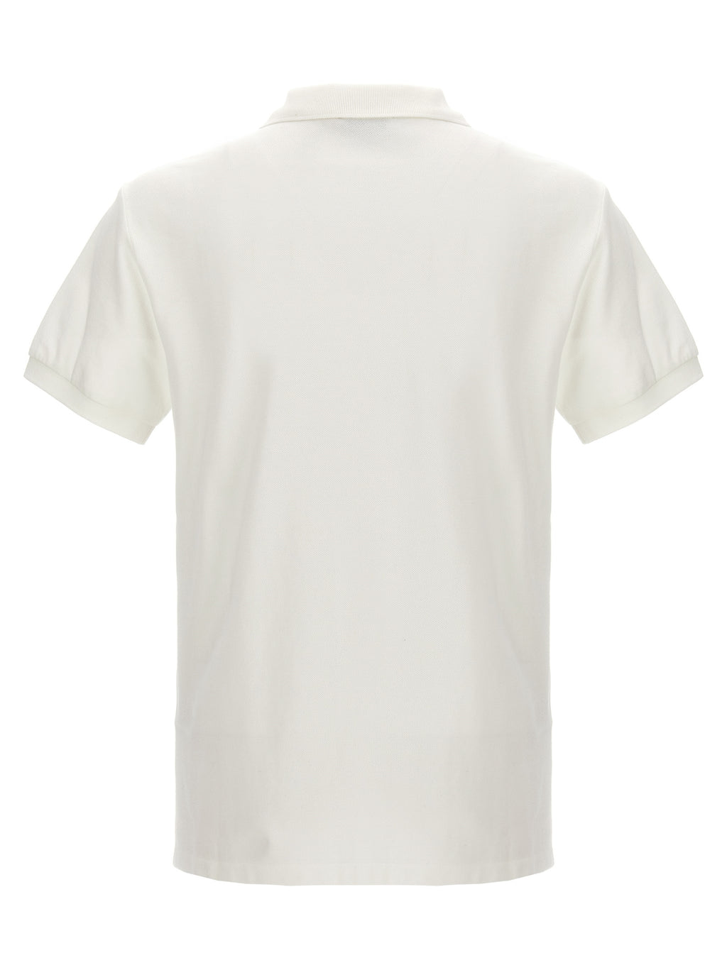 White Cotton Polo Shirt