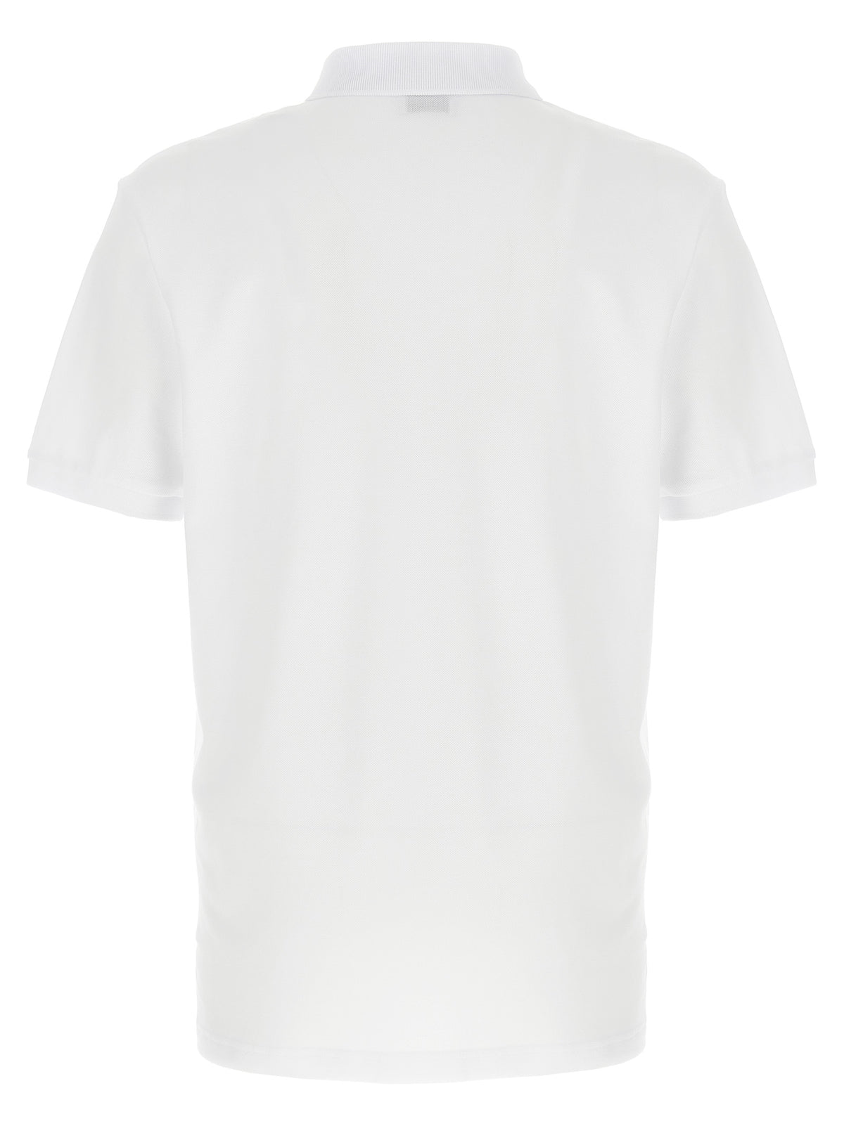 White Cotton Polo Shirt