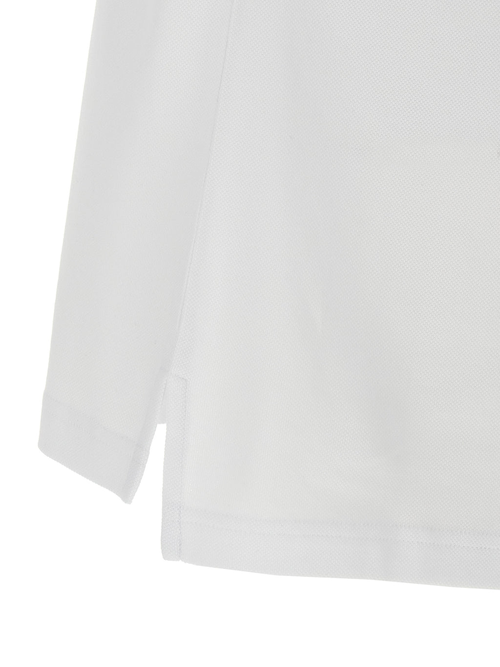 White Cotton Polo Shirt