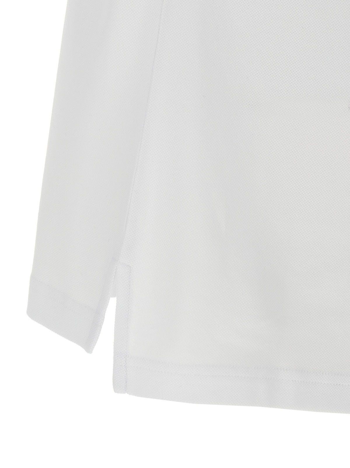 White Cotton Polo Shirt