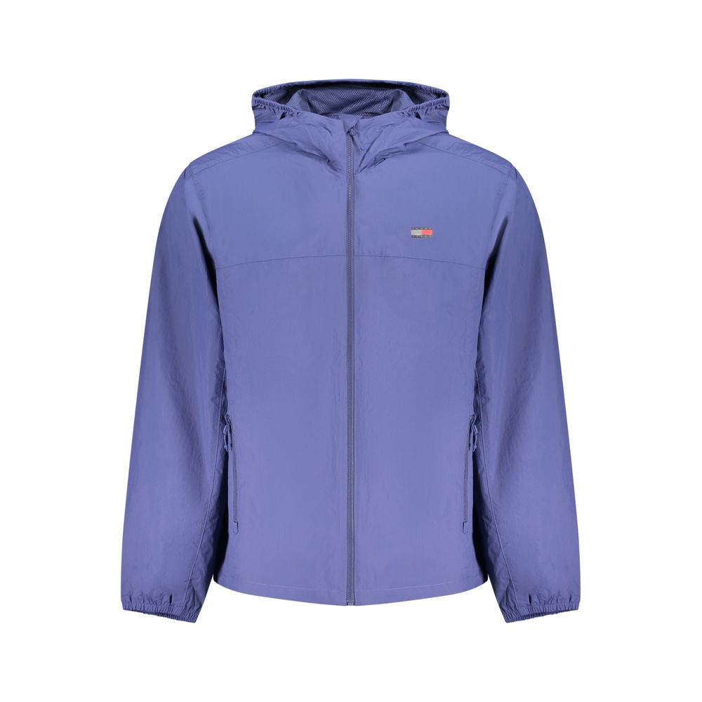 Blue Polyamide Men's Jacket