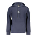 Blue Cotton Men Sweater
