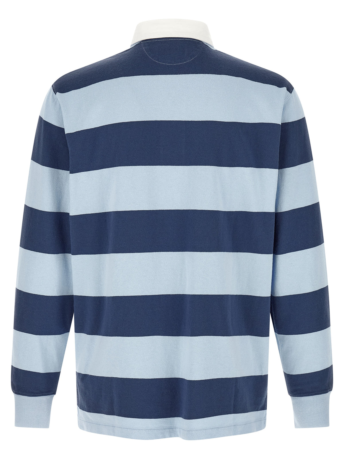 Blue Cotton Polo Shirt