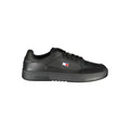 Black Polyurethane Men's Sneaker