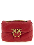 Red Lamb Leather Crossbody Bag