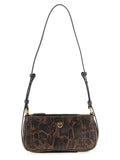 Brown Calfskin Shoulder Bag