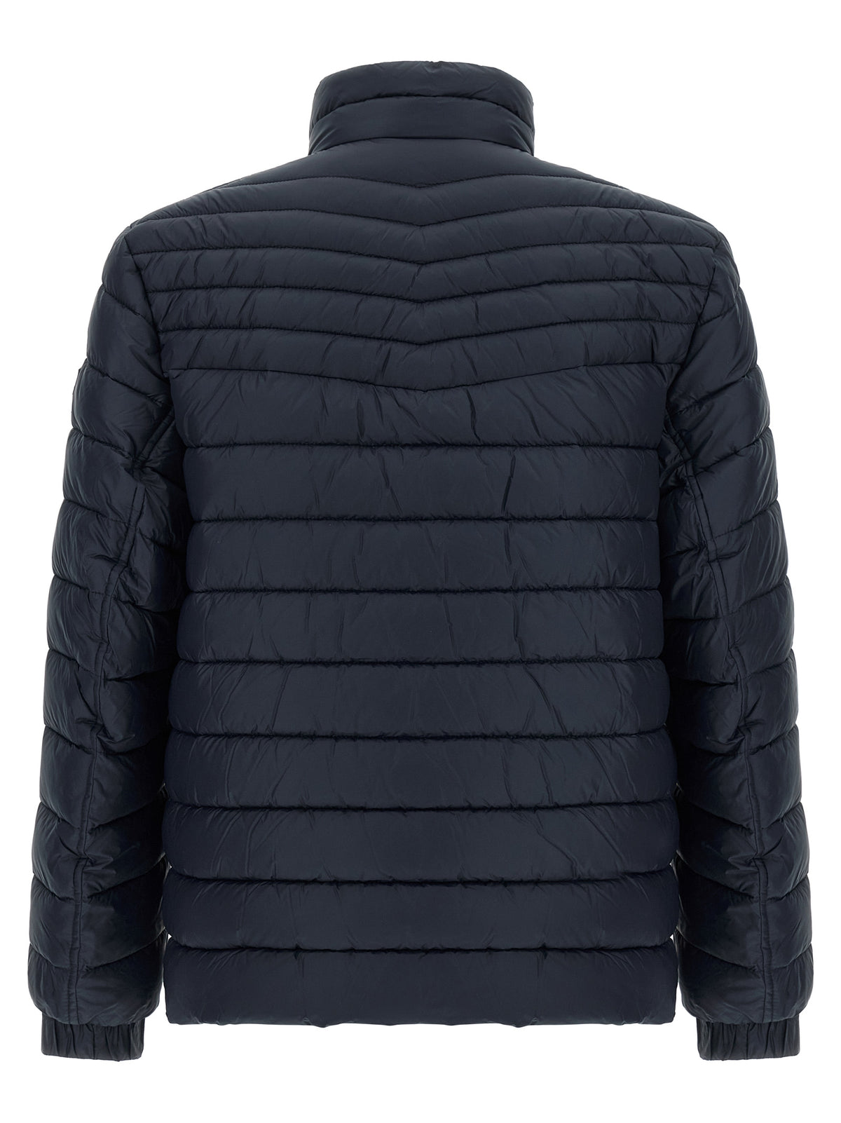 Blue Polyamide Full-Length Jacket