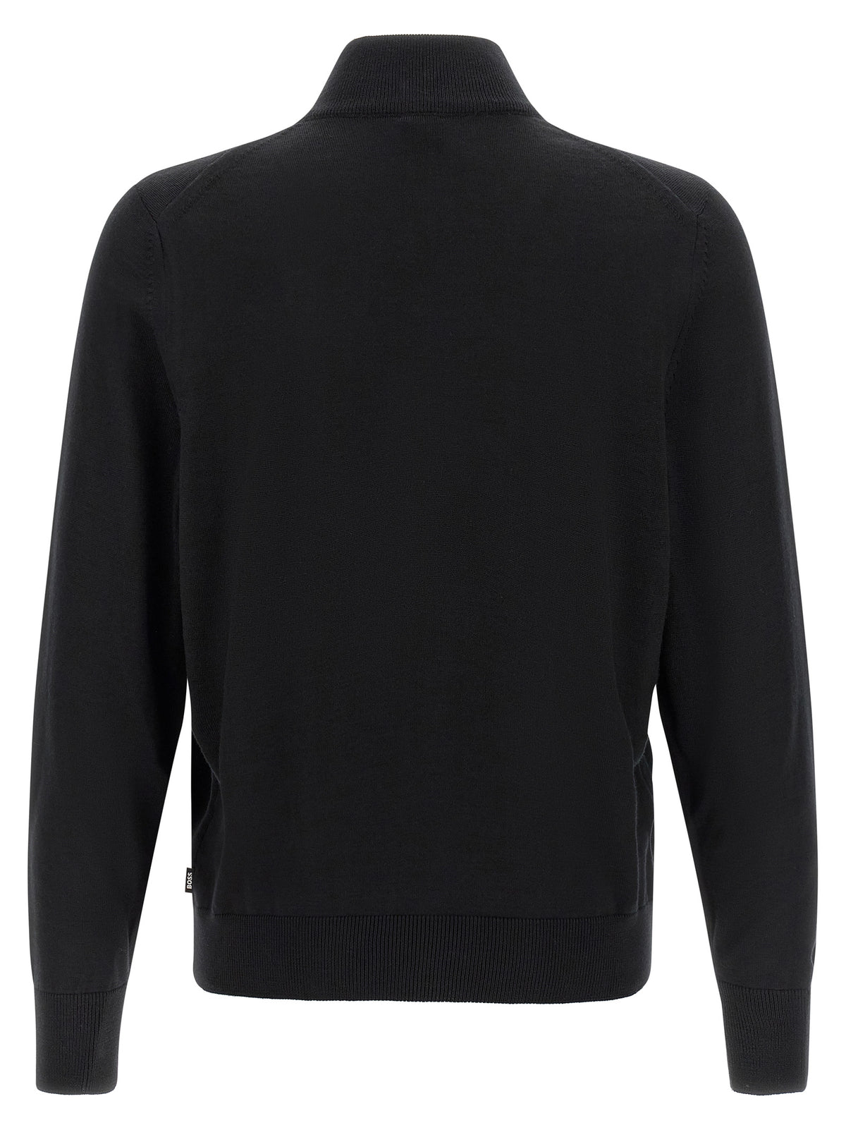 Black Virgin Wool Cardigan