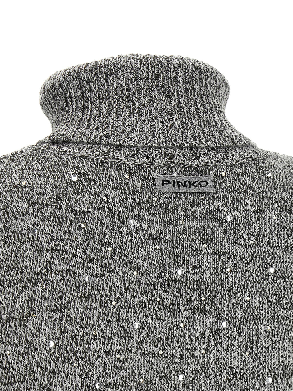 Gray Polyester Cardigan