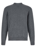 Gray Cotton Cardigan