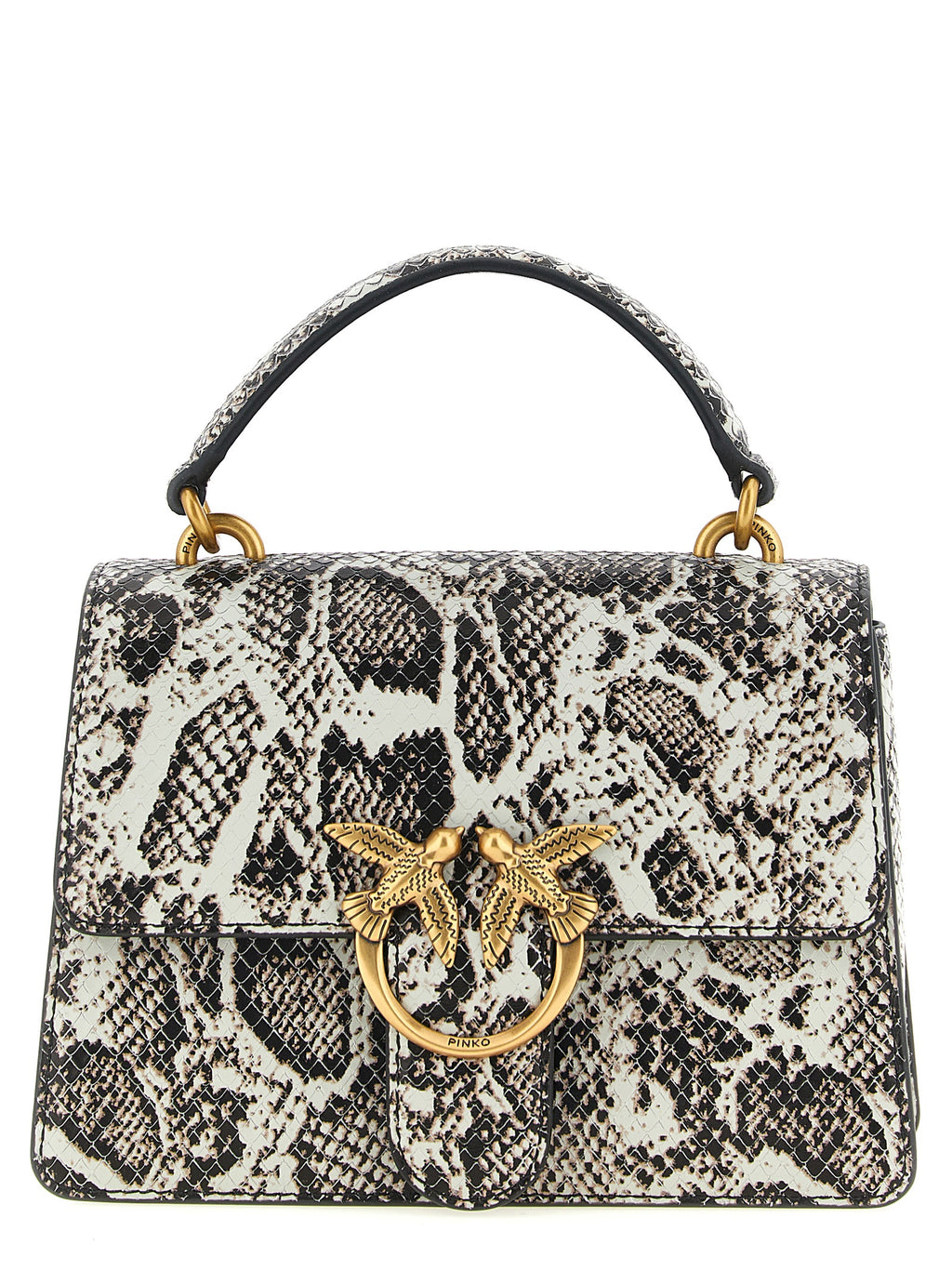 Gray Calfskin Handbag