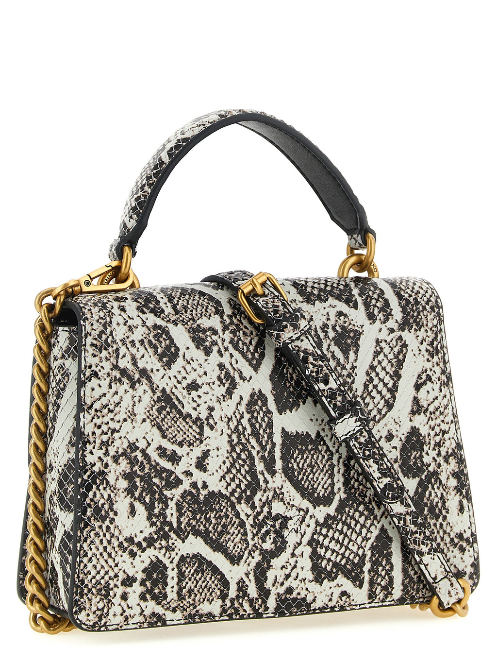 Gray Calfskin Handbag