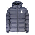 Blue Nylon Men's Jacket