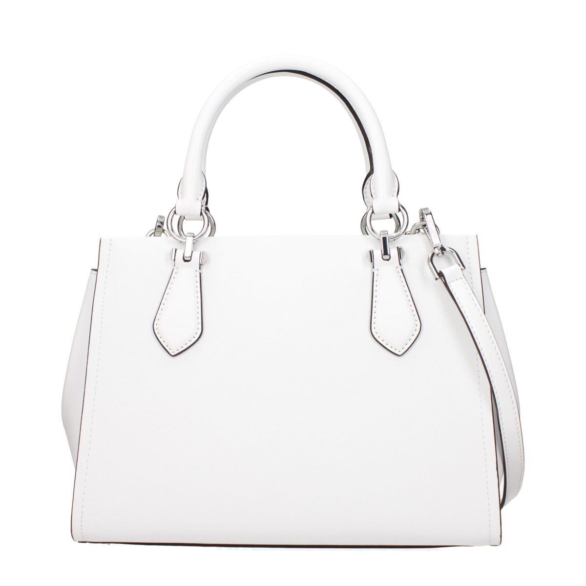 White Leather Handbag
