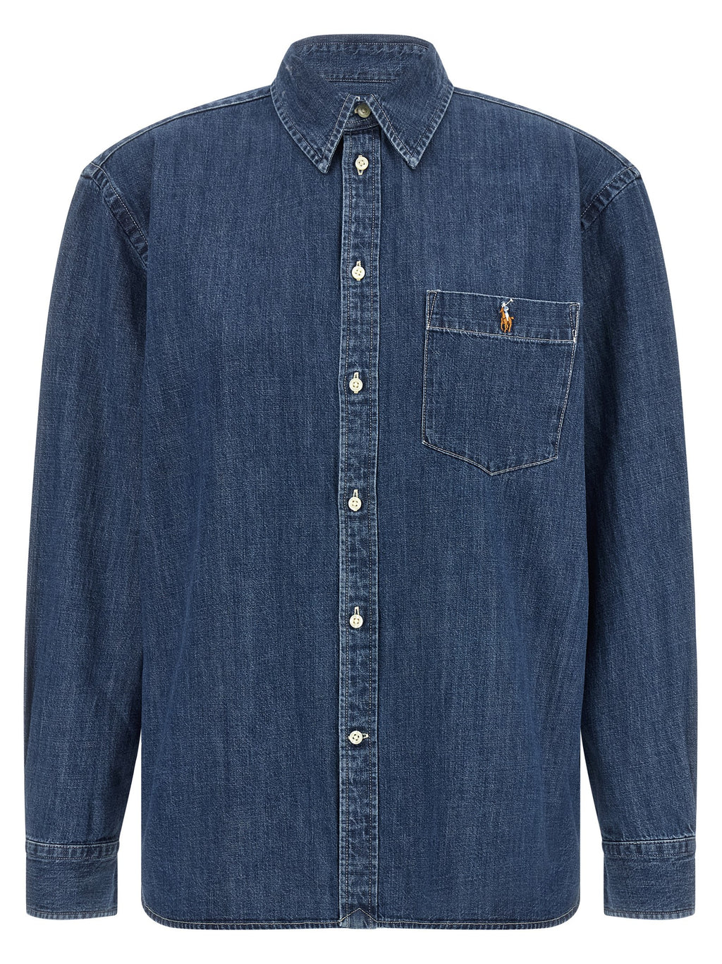 Blue Cotton Blouse
