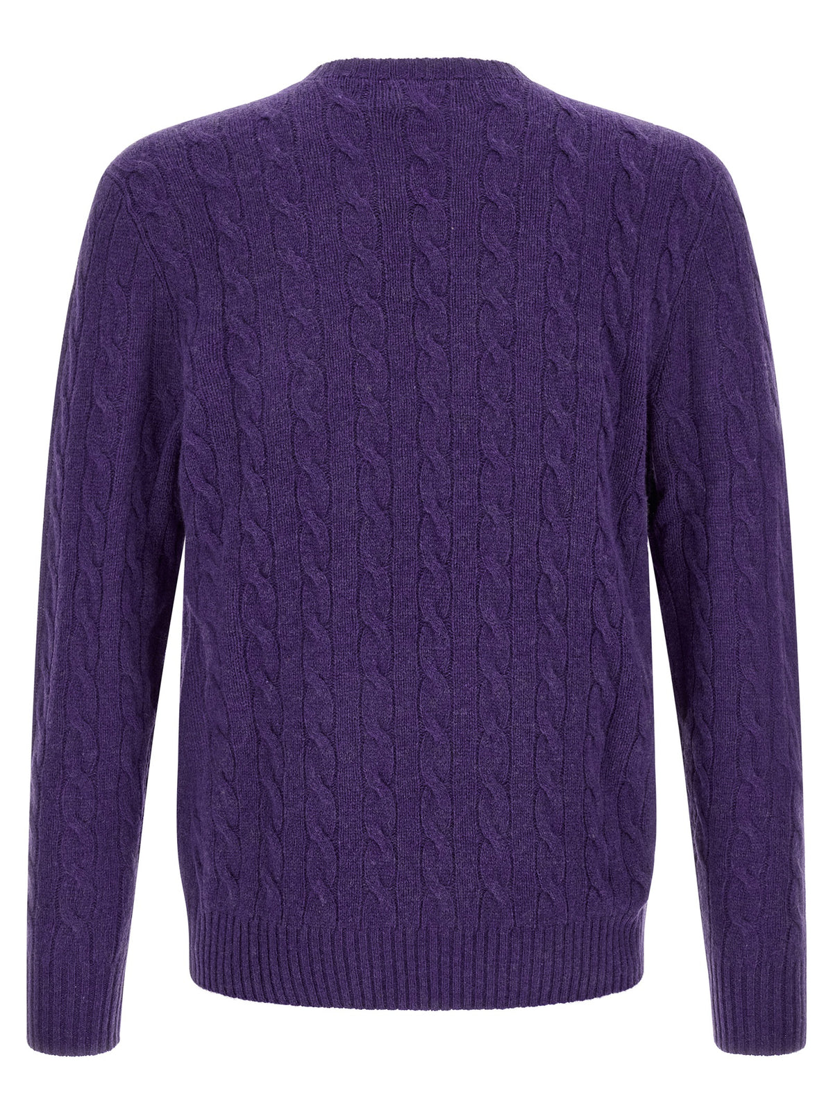 Purple Wool Cardigan