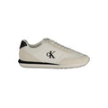 White Polyurethane Men's Sneaker