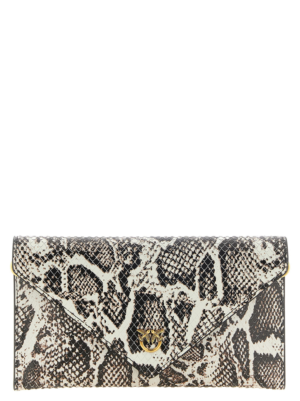 Beige Calfskin Clutch Bag