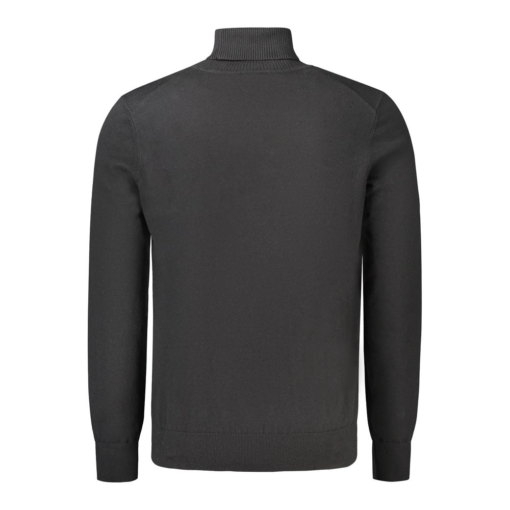 Black Wool Men's Sweater