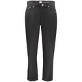 Black Cotton Mom Jeans