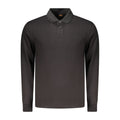 Black Cotton Polo Shirt