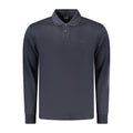 Blue Cotton Polo Shirt