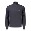 Blue Cotton Turtleneck