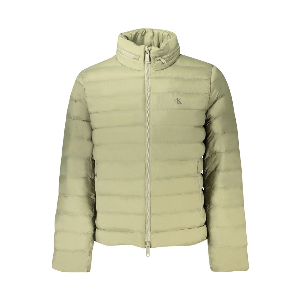 Green Polyamide Men's Jacket