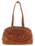Brown Other Fibres Shoulder Bag