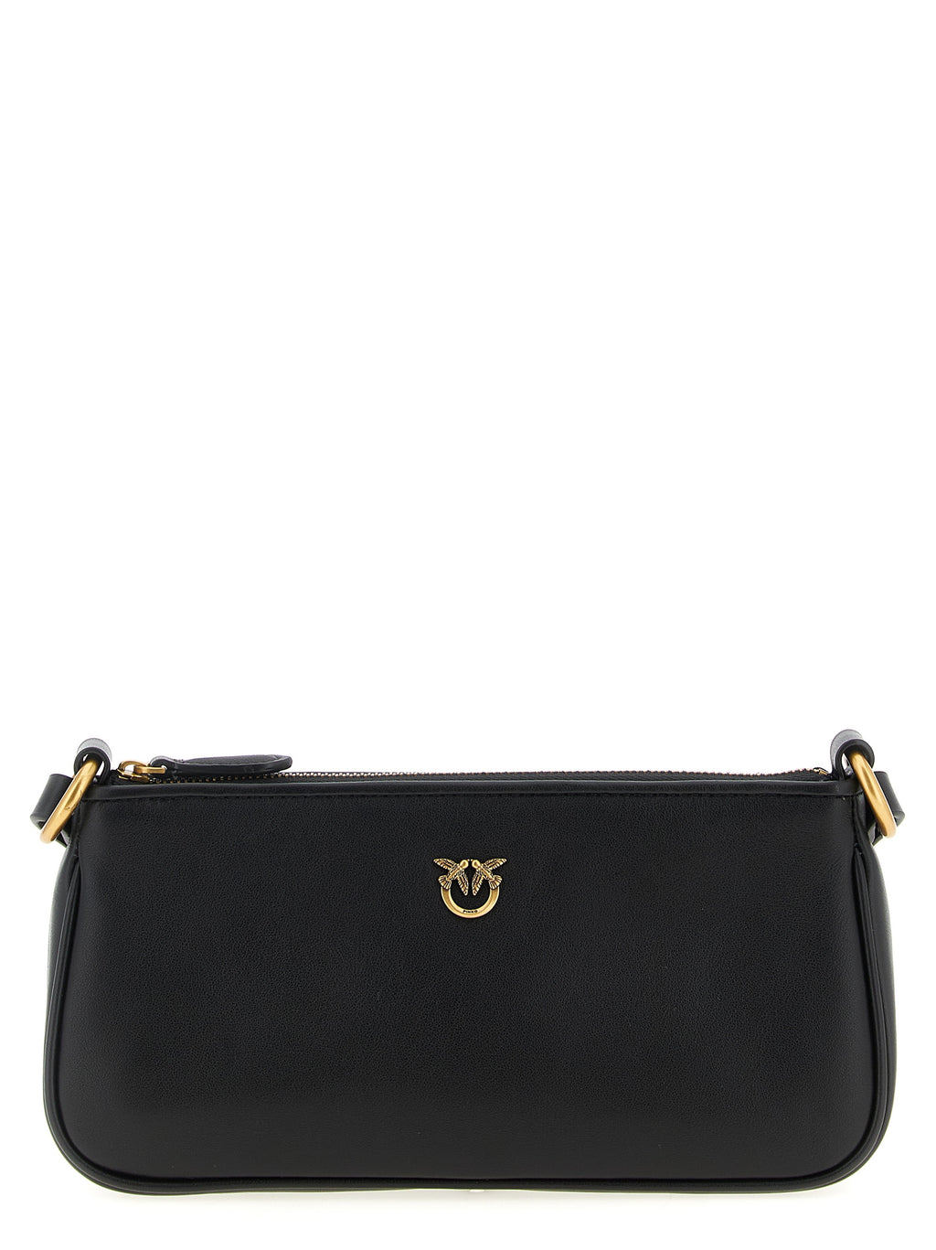 Black Goatskin Crossbody Bag