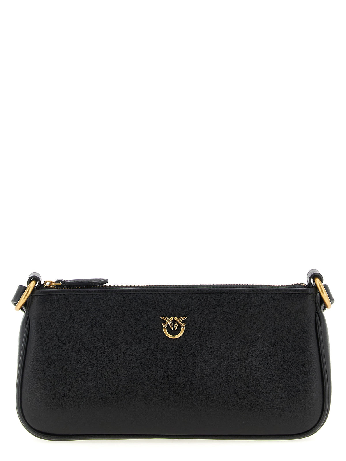 Black Goatskin Crossbody Bag