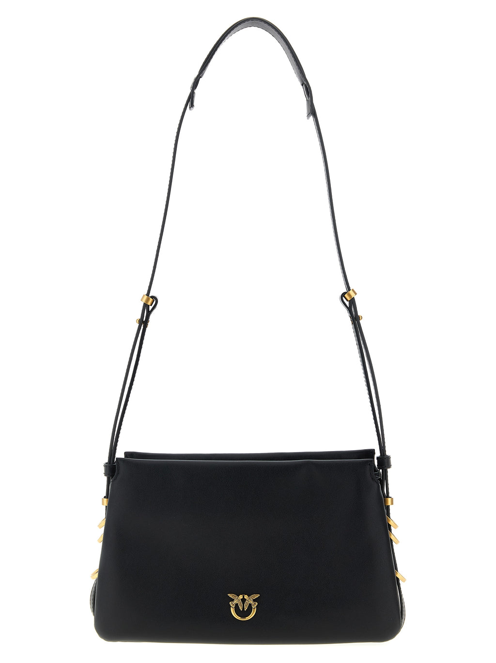 Black Calfskin Crossbody Bag