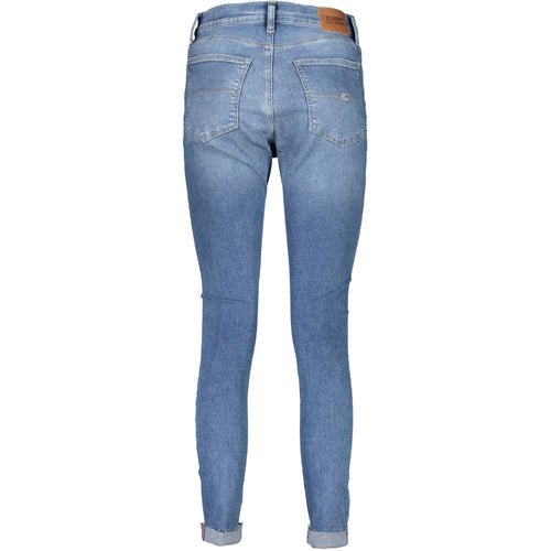 Azzurro Cotton Women's Skinny Jeans
