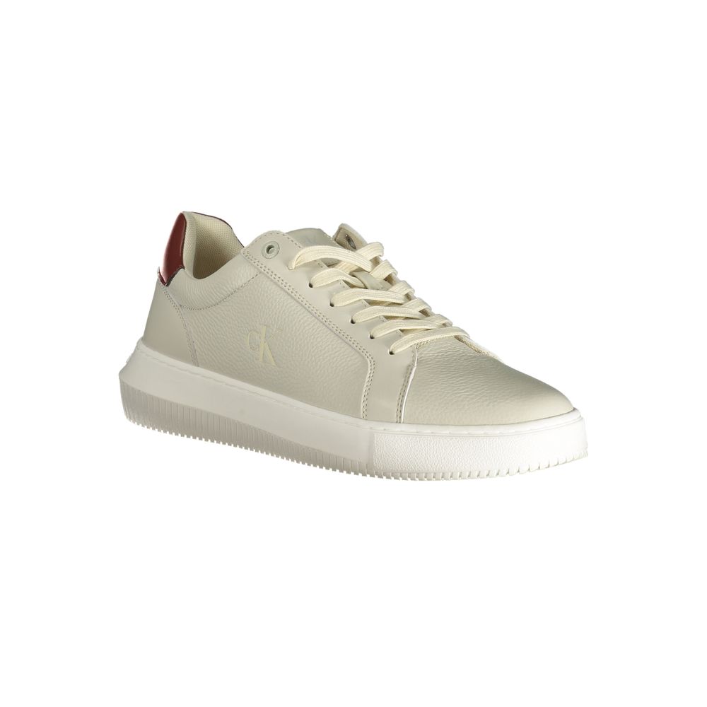 Grigio Polyurethane Men Sneaker
