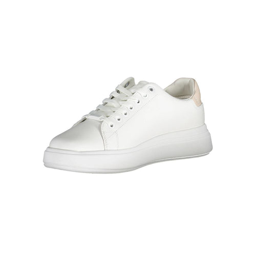 Bianco Pelle Donna Sneaker