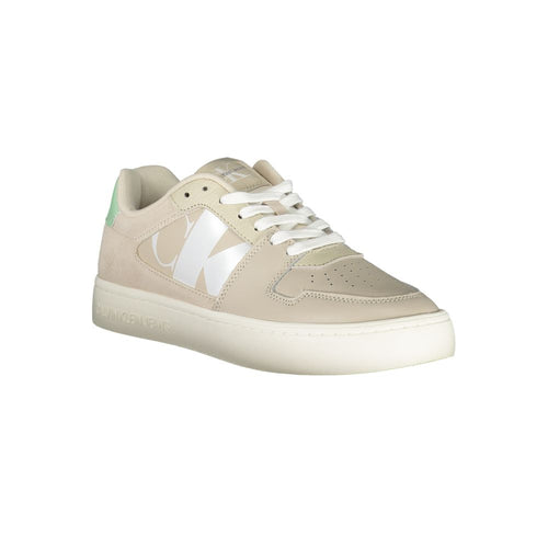Beige Polyurethane Women Sneaker