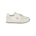 White Polyurethane Men Sneaker