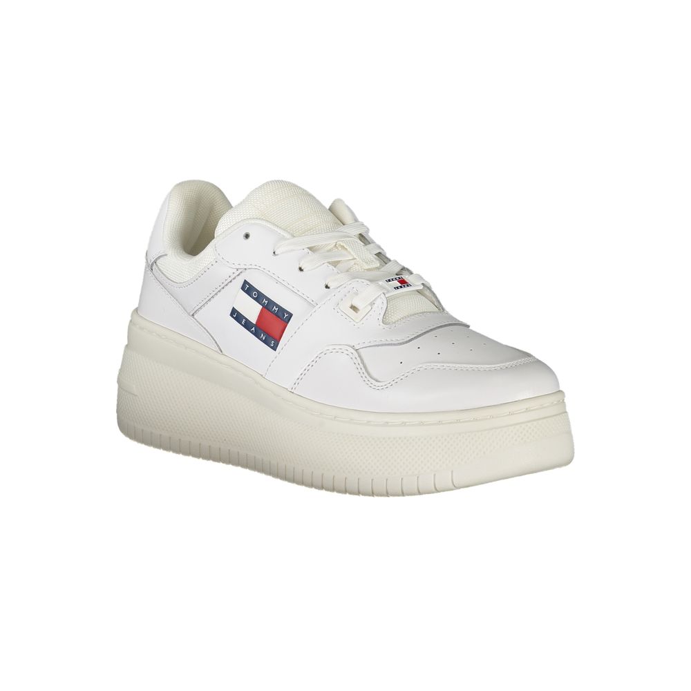 Bianco Leather Women Sneaker