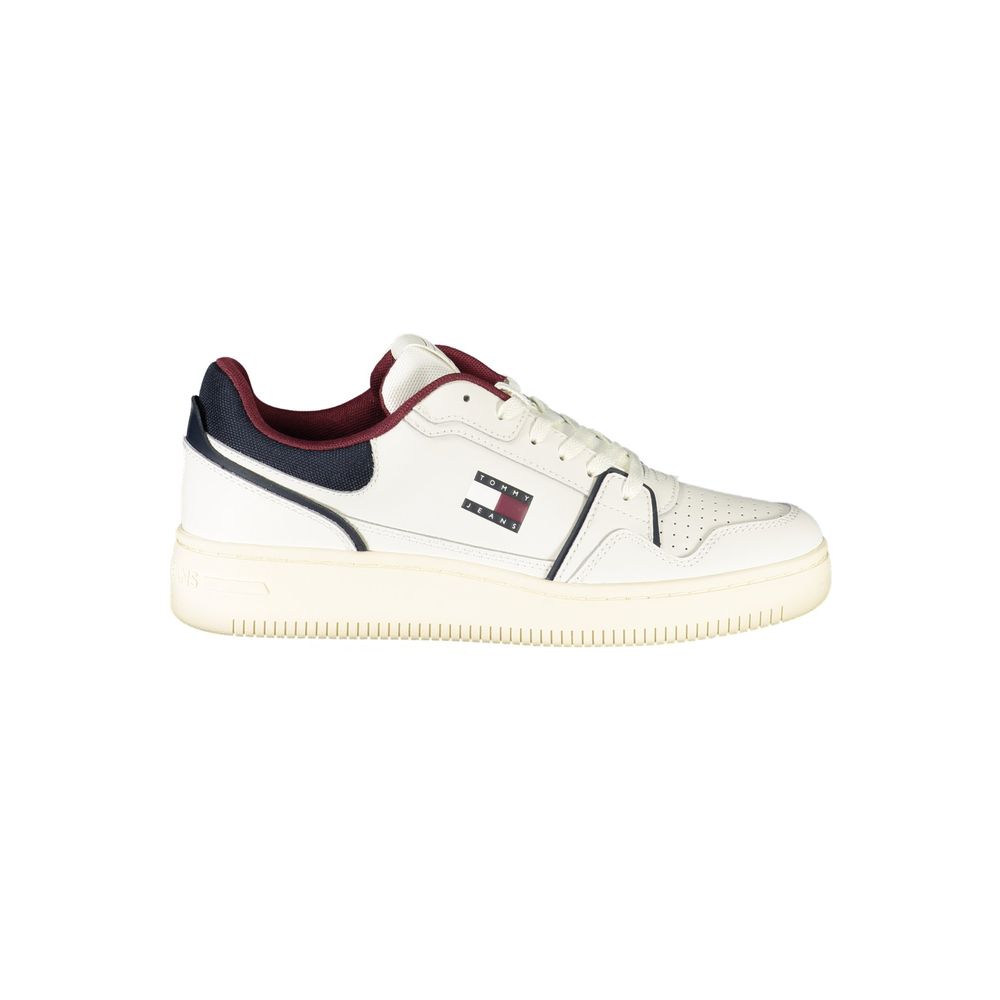 Bianco Polyurethane Men Sneaker