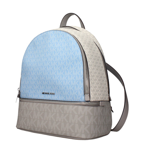 Beige Fabric Backpack